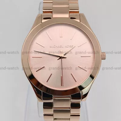 Michael Kors MK3197 Runway Rose Gold Dial Stainless Steel Fashion Women's Watch • $77.90