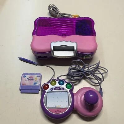 $36.54 • Buy VTech V. Smile TV Learning System Game Console Controller Educational Pink Game
