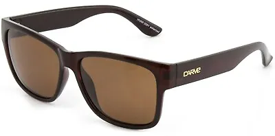 $29.99 • Buy Carve Hvar Gloss Brick Brown Polarized Sunglasses Men's Women's