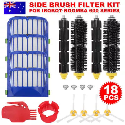 18Pcs Replacement Brushes Hepa Fliter Parts For IRobot Roomba 600 Series 675 690 • $22.95