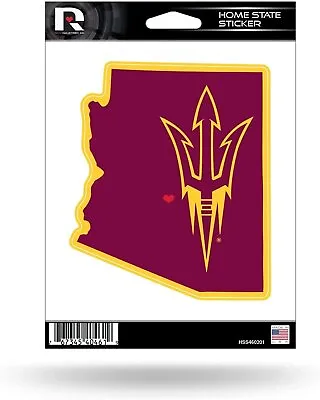 Arizona State Sun Devils Home State Sticker Die Cut Decal Auto Home University • $10.79