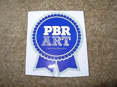 PABST BLUE RIBBON PBR ART Ribbon Logo STICKER Decal Craft Beer Brewery Brewing • $0.99