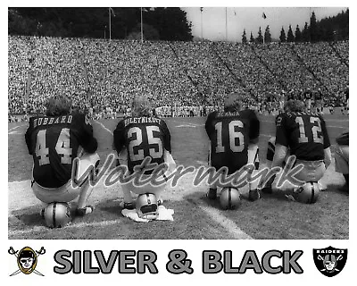 NFL Oakland Raiders Fred Biletnikoff George Blanda Ken Stabler 8 X 10 Photo  • $5.59