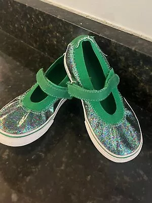 Morgan & Milo Green Sparkle Mary Jane Size Girls 11 • $12