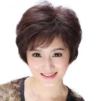 Short Hair Wig Curly Synthetic Wigs For Women Full Wigs With Bangs Hi Prof • $10.59