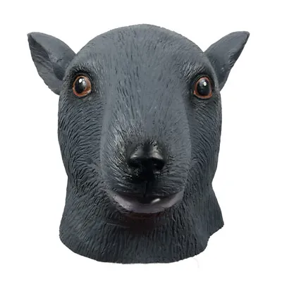 Mouse Head Halloween Mask Latex Costume Animal Full Face Masks Cosplay Prop • $11.99