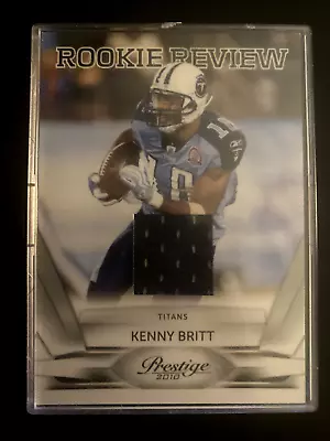 Kenny Britt 2010 Playoff Prestige - Rookie Review Materials #10 Tennessee Titans • $2.76