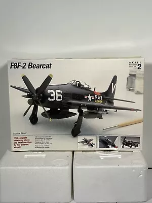 1992 Testors Grumman F8F-2 Bearcat 1/48 Plastic Model WW2 AirPlane Kit #519 • $19.99