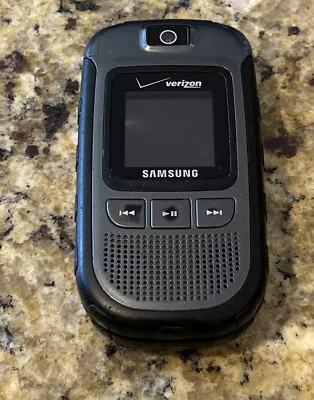 Samsung Convoy DARK GRAY Verizon Flip Phone Military Grade SCH-U640 UNTESTED • $14.56