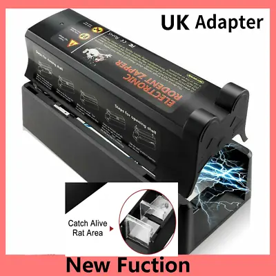 £26.99 • Buy Electronic Mouse Trap Mice Killer Rat Pest Control Electric Zapper Rodent UKPLUG