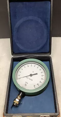 Antique Ashcroft Steam Turbine Test Gauge With Case Very Rare 30 Lb. Pressure • $39.60