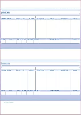 Sage Compatible Payslips A4 . 2 Per Sheet .  068025 / Sge010 / Se95 / Msg10 • £19.30