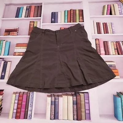 Kuhl Skirt Womens Size 2 Gray Pockets Cotton Nylon Stretch • $8.10