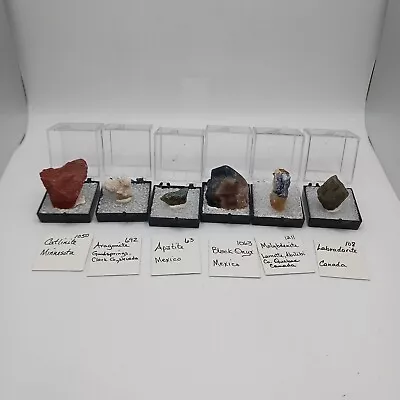 Estate Lot 6 Minerals /Gemstone 1  Perky Boxes Vintage Collection Lot O • $52