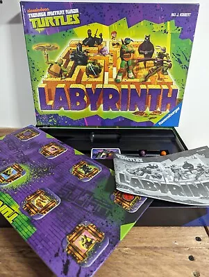 Teenage Mutant Ninja Turtles Labyrinth Board Game Ravensburger 2013 Complete • £13.99