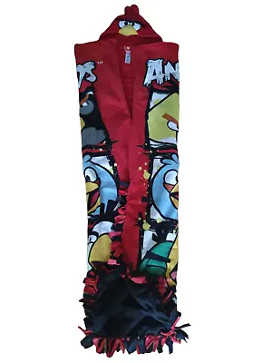 £14.42 • Buy Colorful Angry Birds Hooded Wrap Soft Fleece, Towel, Beach, Pool