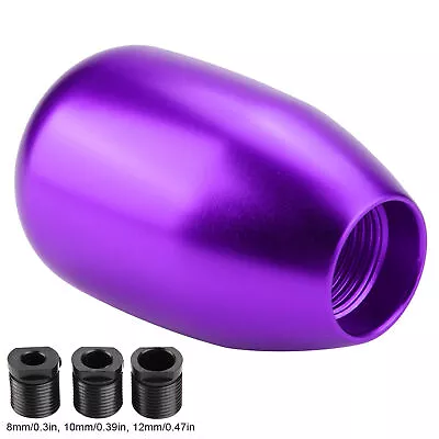 Purple Car 5 Speed Manual Gear Shift Knob Shifter Lever Stick With 3 Adapters ⁺ • $12.19