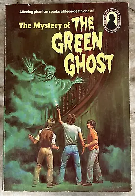 THE MYSTERY OF THE GREEN GHOST Alfred Hitchcock 3 Investigators #4 1979 PB Book • $19.95