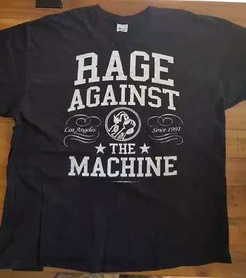 Rage Against The Machine TShirt 2xl Black Alt Metal Run The Jewels Audioslave. • £15.50