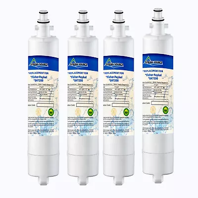 4 X Fisher Paykel 847200 Fridge Water Filter Starts Starting RF610 RF522 • $56.99