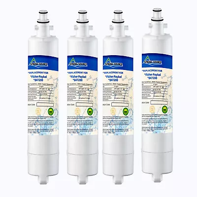 4 X Fisher Paykel 847200 Premium Compatible Ice & Water Fridge Filter - 847200 • $62.99