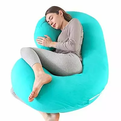 $39.99 • Buy Pregnancy Pillow C Shaped Full Body Pillow 52  Maternity Pillow Support Body