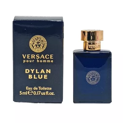 Versace Dylan Blue Men's EDT 5 Ml Mini - Aromatic Splash • $9.99