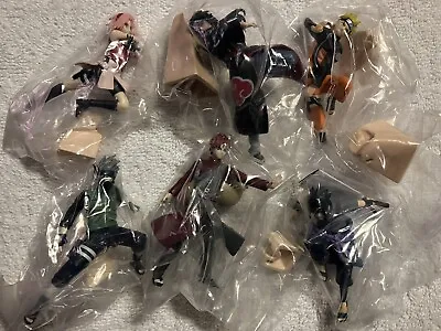 Bandai Namco Gashapon Great Posing Figures Naruto Shippuden Complete Set Of 6 • $49.95