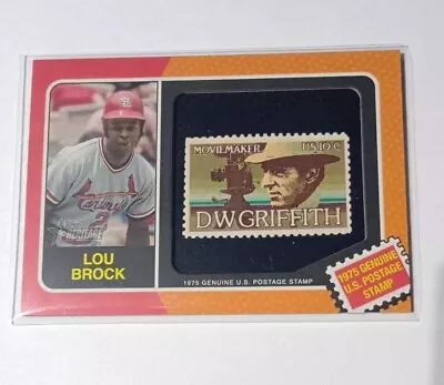 2024 Topps Heritage Lou Brock  U.S. Postage Stamp Card 32/50  SSP    75us-LB • $29.69