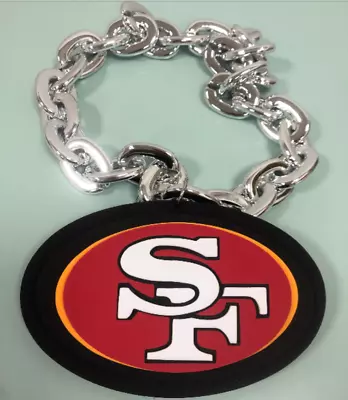 New USA San Francisco 49ers NFL Fan Chain Necklace Foam 4 Colors! FREE SHIPP • $18.79