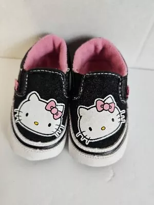  Vans Hello Kitty Slip Ons Baby Size 3 • $19.99