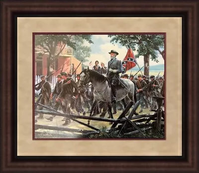 Mort Kunstler Civil War Print - Oh I Wish He Was Ours Custom Framed • $85
