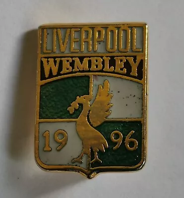 Liverpool FC Wembley FA Cup Final  Metal Pin Badge 1996 • £8