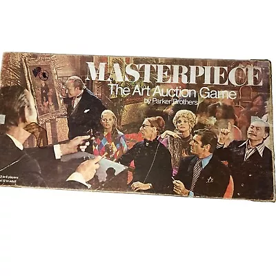 Vintage 1970 Masterpiece The Art Auction Board Game By Parker Brothers Complete • $25