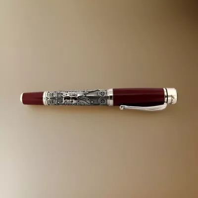 Venezia Italia Montegrappa Rollerball Pen Red Sterling Silver Limited Edition • $1999.99