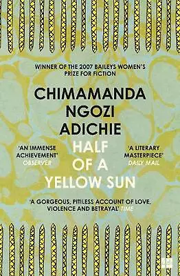 Half Of A Yellow Sun By Chimamanda Ngozi Adichie (English) Paperback Book • £10.99