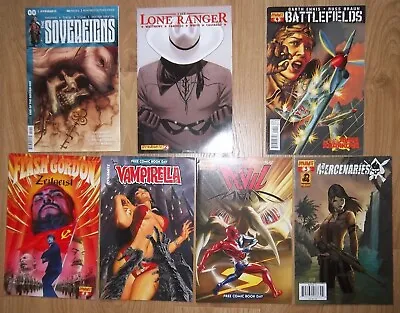 £6.95 • Buy Lot Of Dynamite Comics Flash Gordon Vampirella Lone Ranger Battlefields Devil