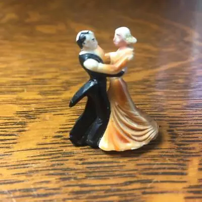 Tiny 1 1/4  Plastic Dancing Couple Replacement Part For Music Box Repair Vintage • $29.99