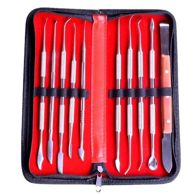 £9.99 • Buy Wax Carving Tools Kit - Clay Carving Pottery Candle Soap Sculpting Moulding Set