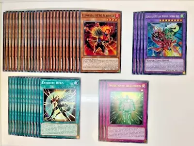 Yugioh - Competitive Deluxe Elemental Hero/Jaden Deck + Extra Deck • £24.99