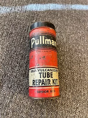 Vintage Pullman Tube Repair Kit Can Tin 5.5  Tall Gas Oil Service Station • $9.99