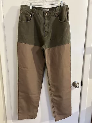 Columbia Upland Brush Hunting Jean Field Pants Olive Mens 37x33 Work Wear • $21.99