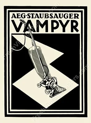 Vampyr Vacuum Cleaner Vampire 1925 German Expressionist Art NEW Poster 18x24 • $36.40
