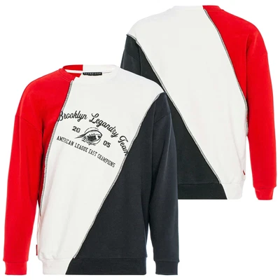 $44.90 • Buy Redbridge Men's Pullover Sweatshirt Jumper Sweater Sports 3Tone Brooklyn Team