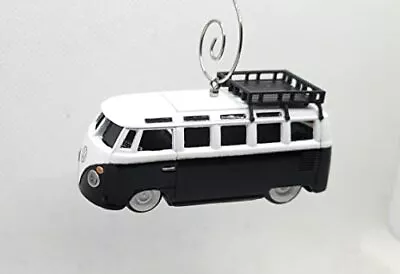 Christmas Ornament For Volkswagen Van Samba Black White • $18.99