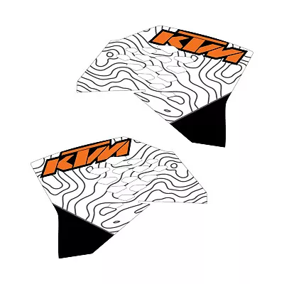 KTM 125-450 2008-2010 Graphics Topo Gray White Bg Free Shipping!!! 25mil Thick • $60