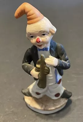 Vintage Ceramic Clown Playing Instrument - Made In Korea • $10