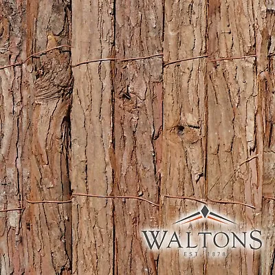 Waltons Bark Screening Garden Wood Screen Roll Fencing 4m Long Outdoor Fence NEW • £82.99