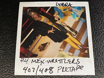 Debra Wilson Mexican Wrestlers Polaroid Original Photo Mad TV MADtv Pretty Funny • $19.99