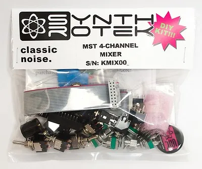 MST 4-Channel Audio / CV Mixer DIY Kit Eurorack Module By Synthrotek • $141.37